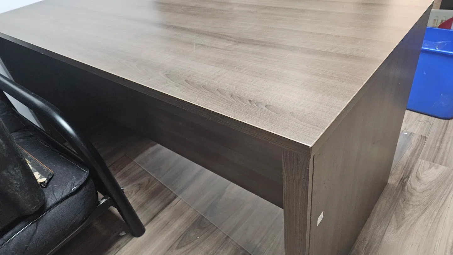 1 Desk from a Bestar U-Shaped Executive Desk - Brown image indicator(2)