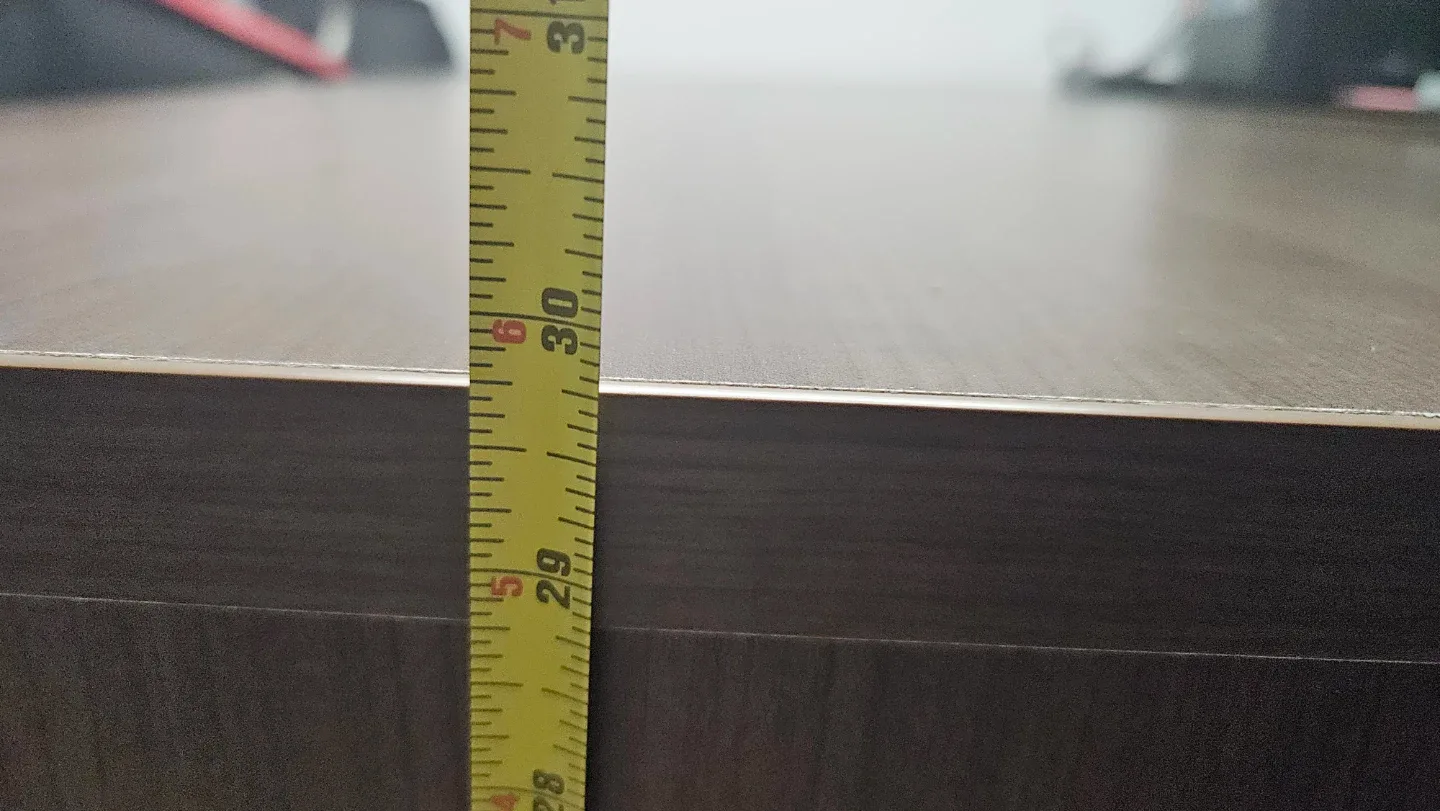 1 Desk from a Bestar U-Shaped Executive Desk - Brown image indicator(7)