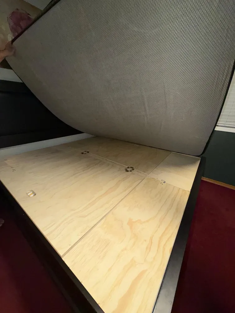 Queen Size Bed Frame with Storage & Nightstand image indicator(2)