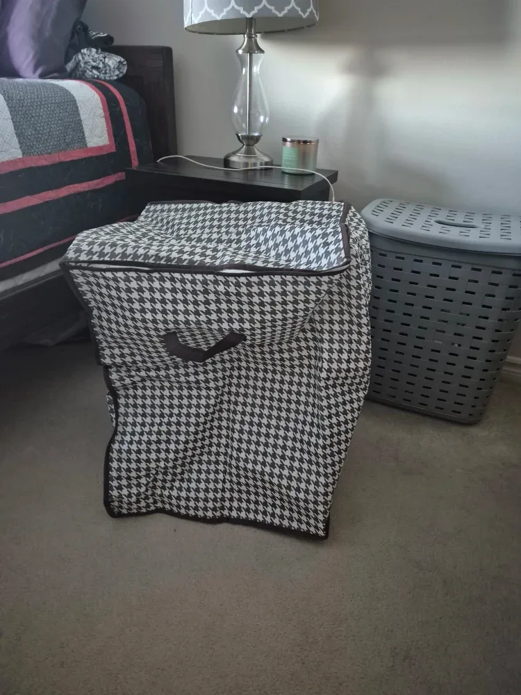 Houndstooth Pattern Storage Bag or Laundry Bag