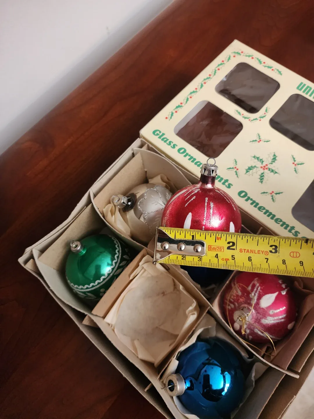 Vintage Glass Ornaments Set image indicator(2)
