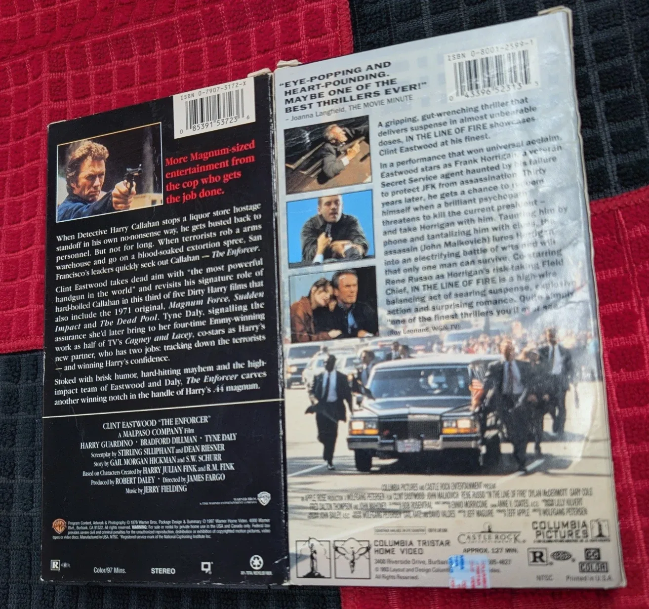 Clint Eastwood VHS Tapes: The Enforcer & In The Line of Fire image indicator(3)