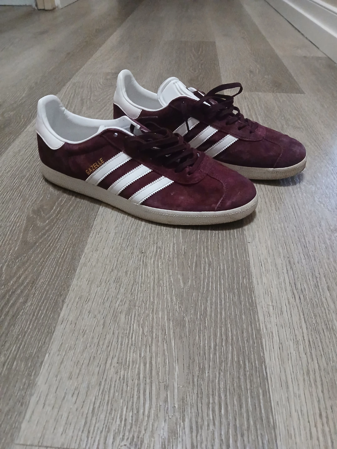 Adidas Gazelle Burgundy Sneakers - photo 3