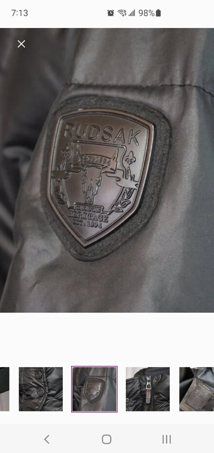 Rudsak Black Puffer Jacket image indicator(5)