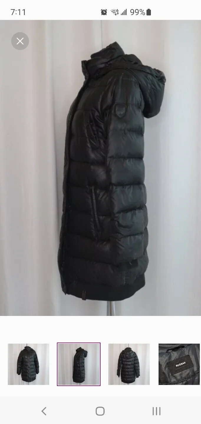 Rudsak Black Puffer Jacket image indicator(2)