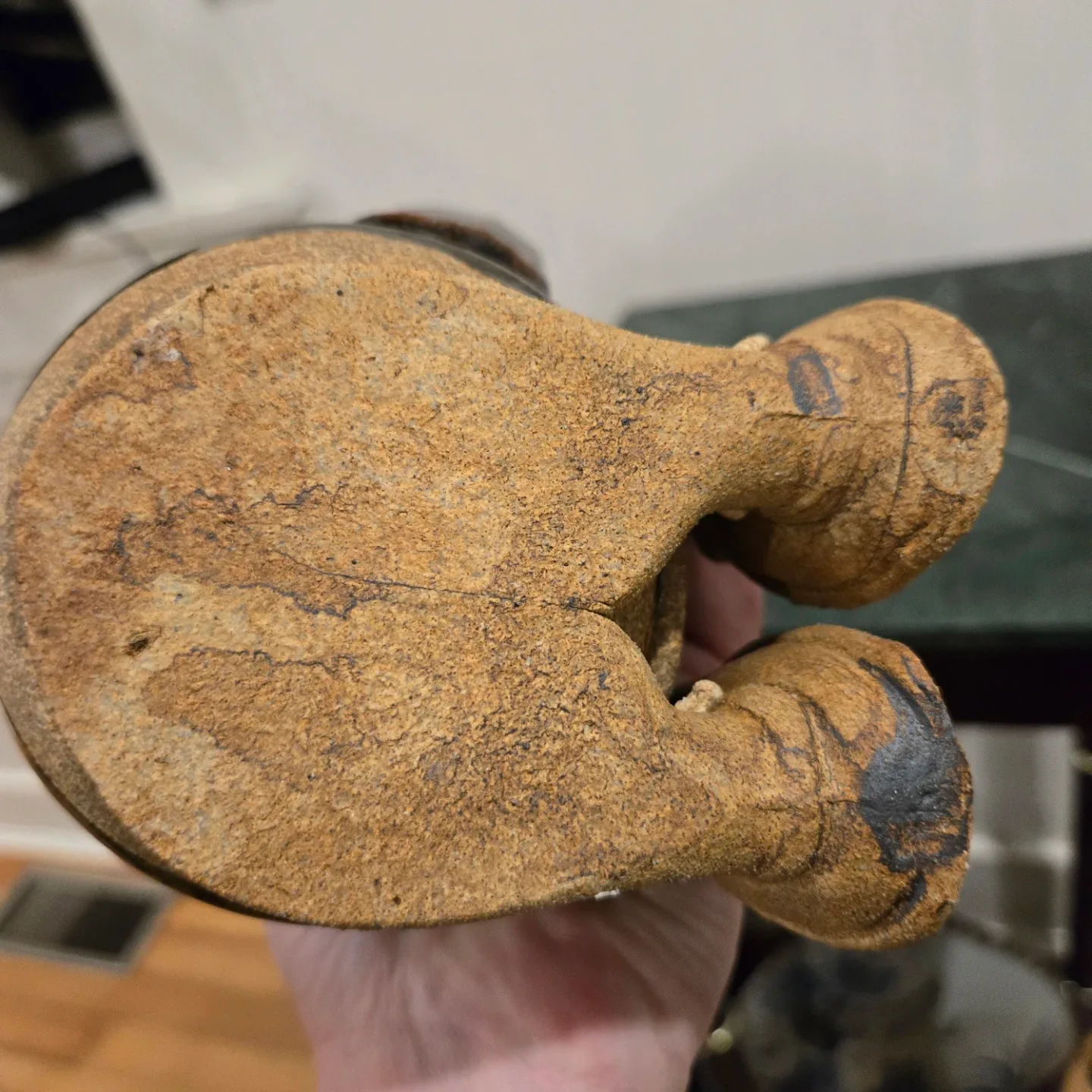 Vintage 3D "Ugly Face" Stoneware Robert Eakin style Mug image indicator(5)