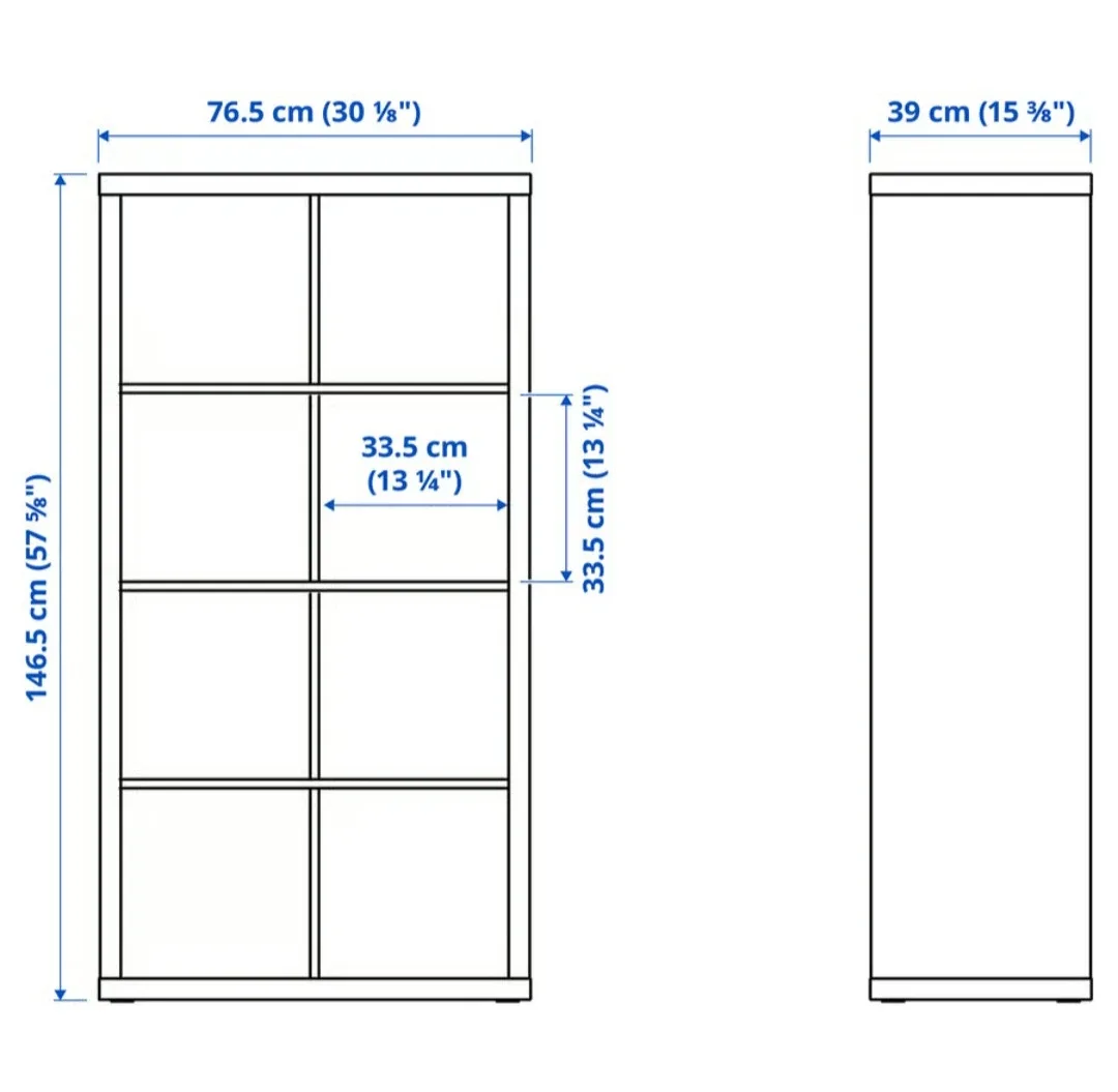 IKEA Kallax White Shelf Unit image indicator(2)