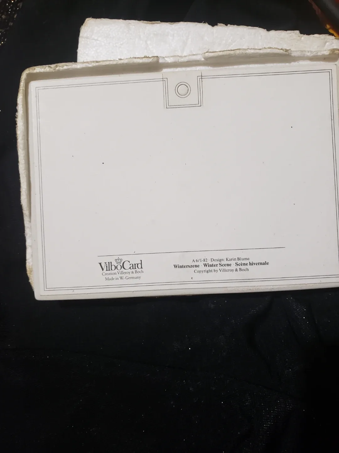 VilboCard Winter Scene Ceramic tile image indicator(2)