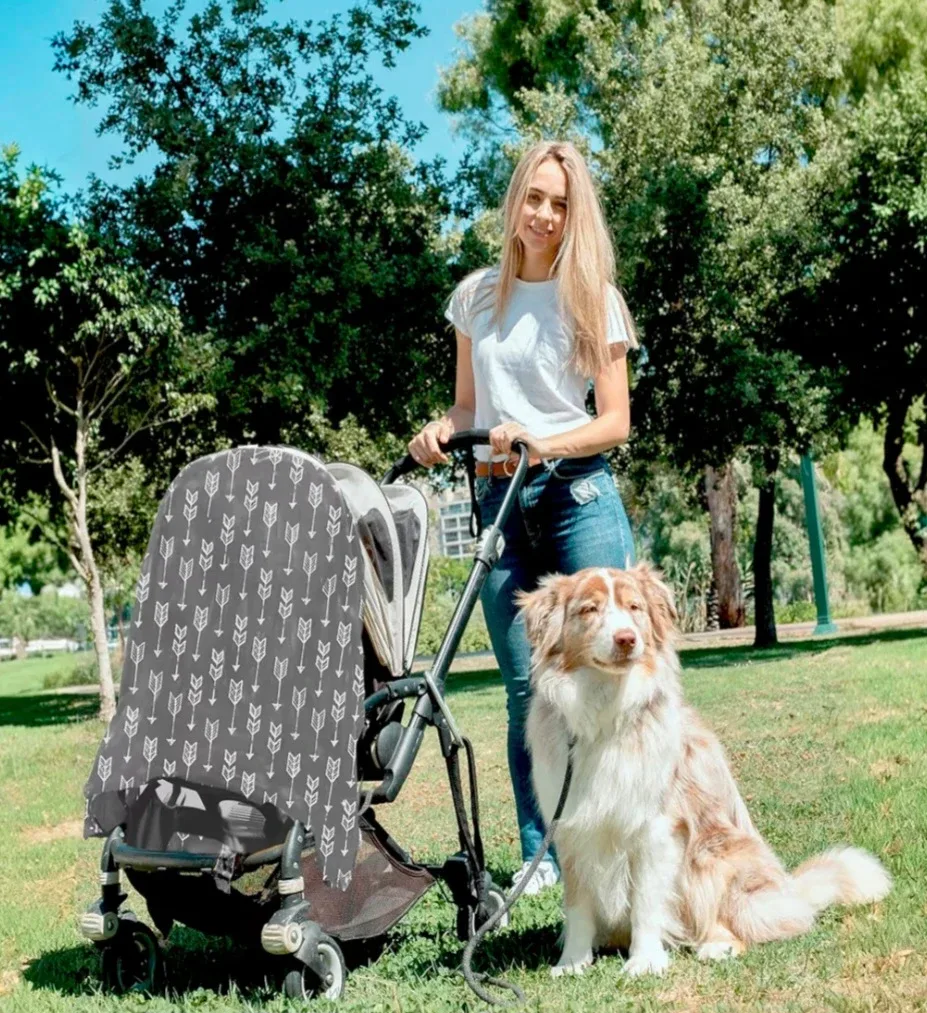 Never used San Francisco Baby Nursing Cover - Arrow Print image indicator(4)