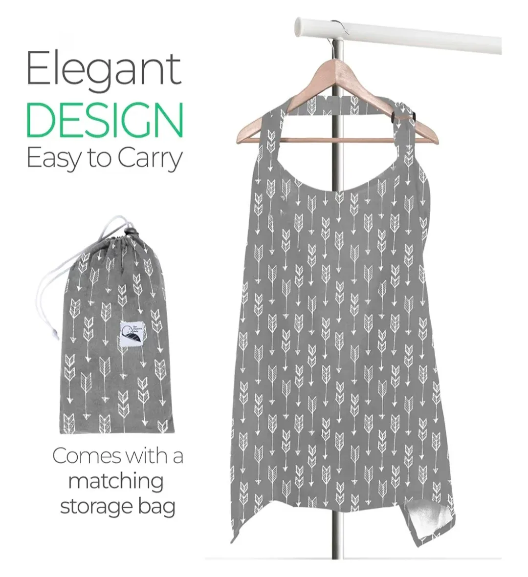 Never used San Francisco Baby Nursing Cover - Arrow Print image indicator(8)