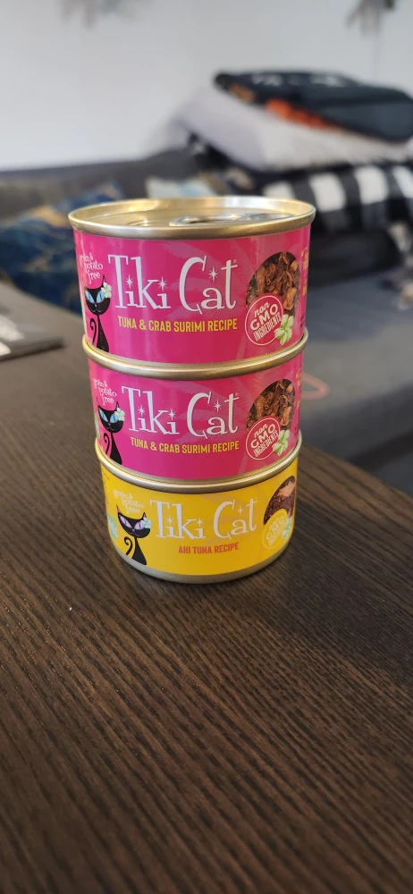 Tiki Cat Tuna & Crab & Ahi Tuna Recipes - 3 cans free