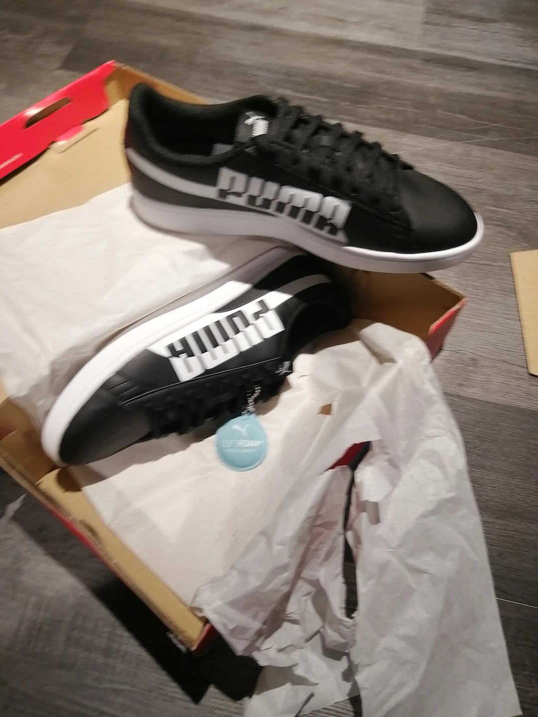 Puma Smash v2 Max Black/White - Men's US 11 - photo 2