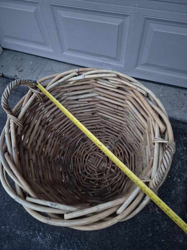 Giant wicker basket. 23 inch - photo 3