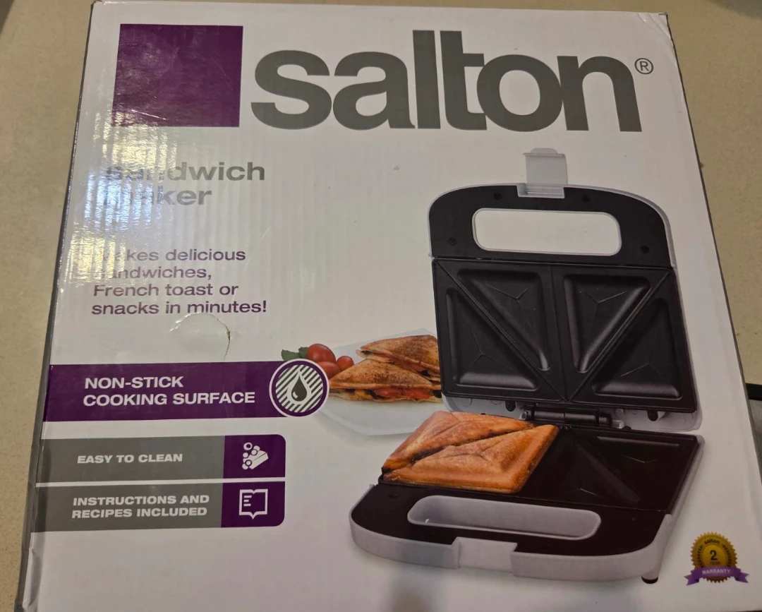 Salton Sandwich Maker - Like New!
