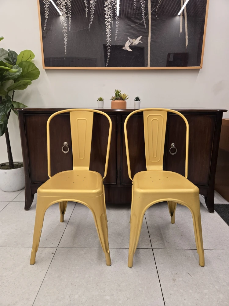 Miltiple Gold Stackable Metal Dining Chairs (32 Available) - photo 2