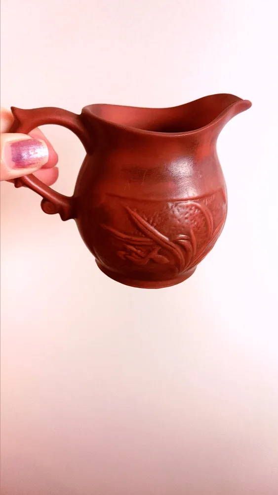 Brown Clay Pottery Pitcher