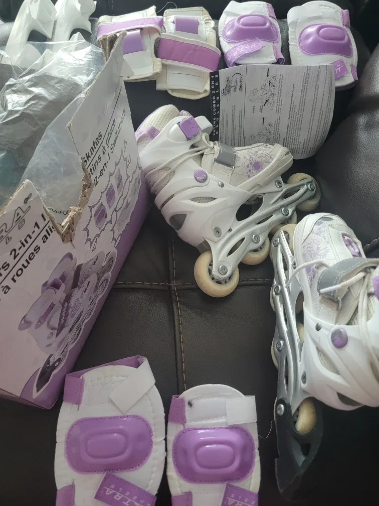 TRA Wheels 2-in-1 Skates Combo Set image indicator(2)