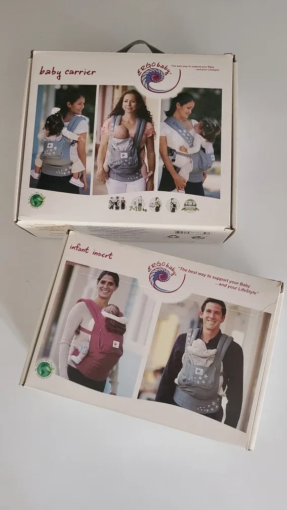 Ergobaby Baby Carrier w/ Infant Insert - Grey image indicator(2)