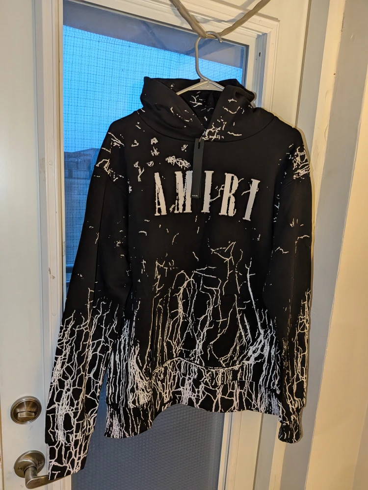 AMIRI Black Hoodie - Size XL