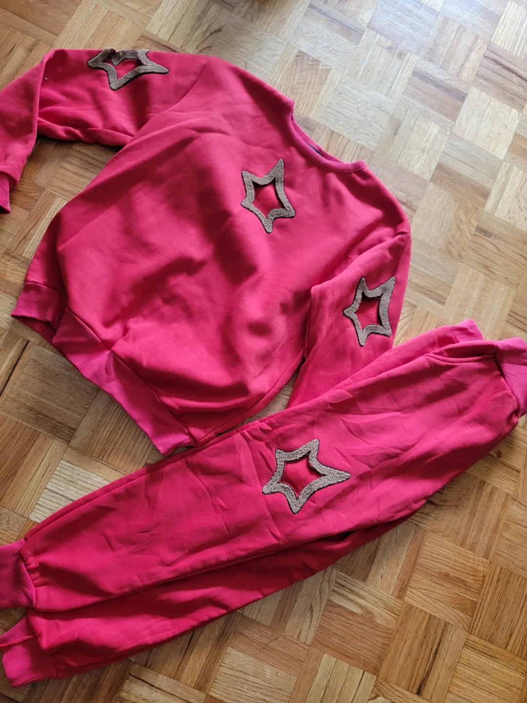 New Red Tracksuit / pajamas for women- Size L image indicator(2)