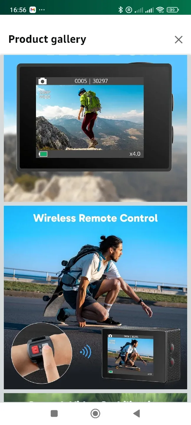 AKASO EK7000 4K Action Camera - Like New! image indicator(6)