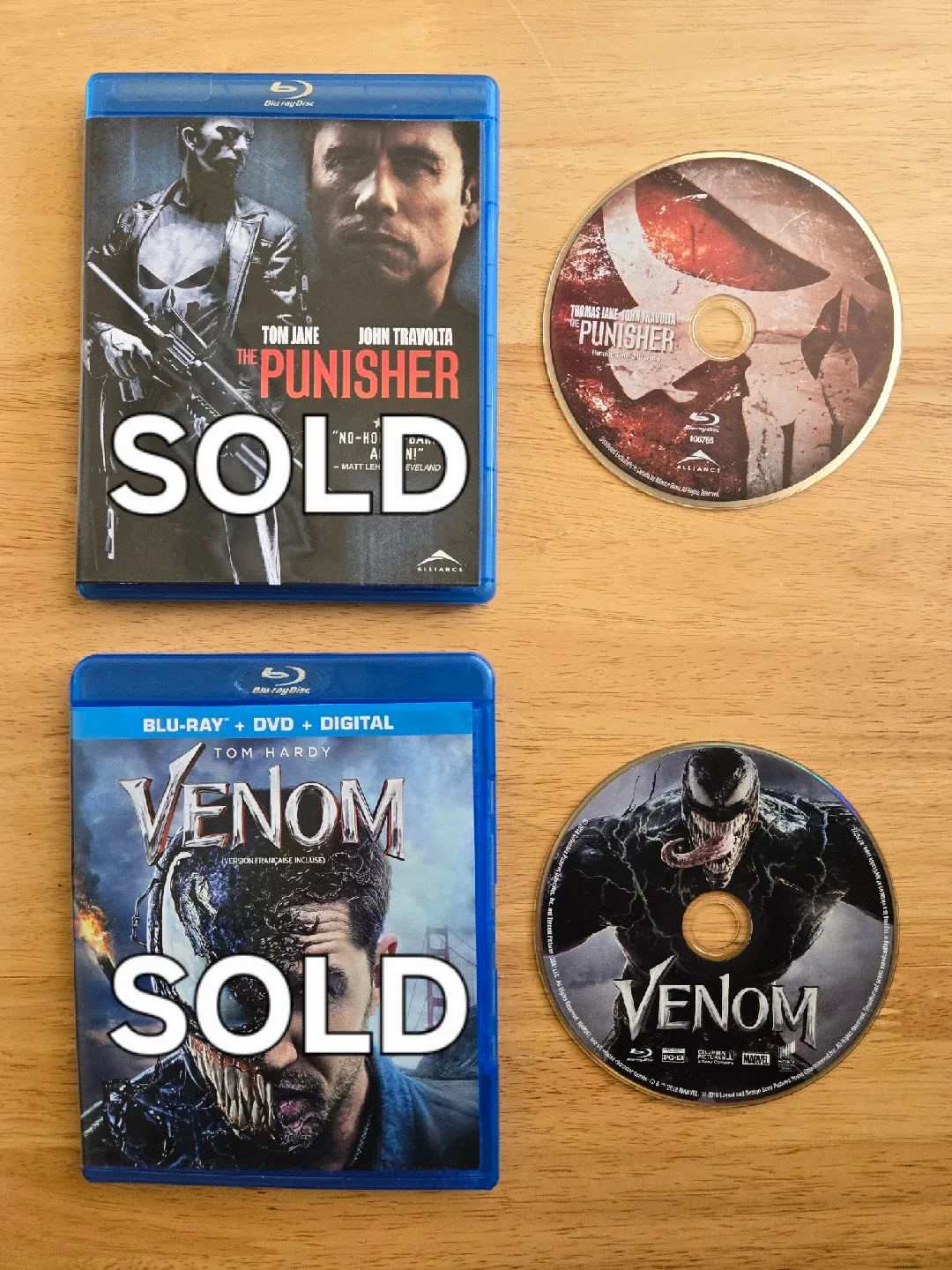 Blu-ray Marvel Titles $5 each OR $20 for 5 image indicator(7)