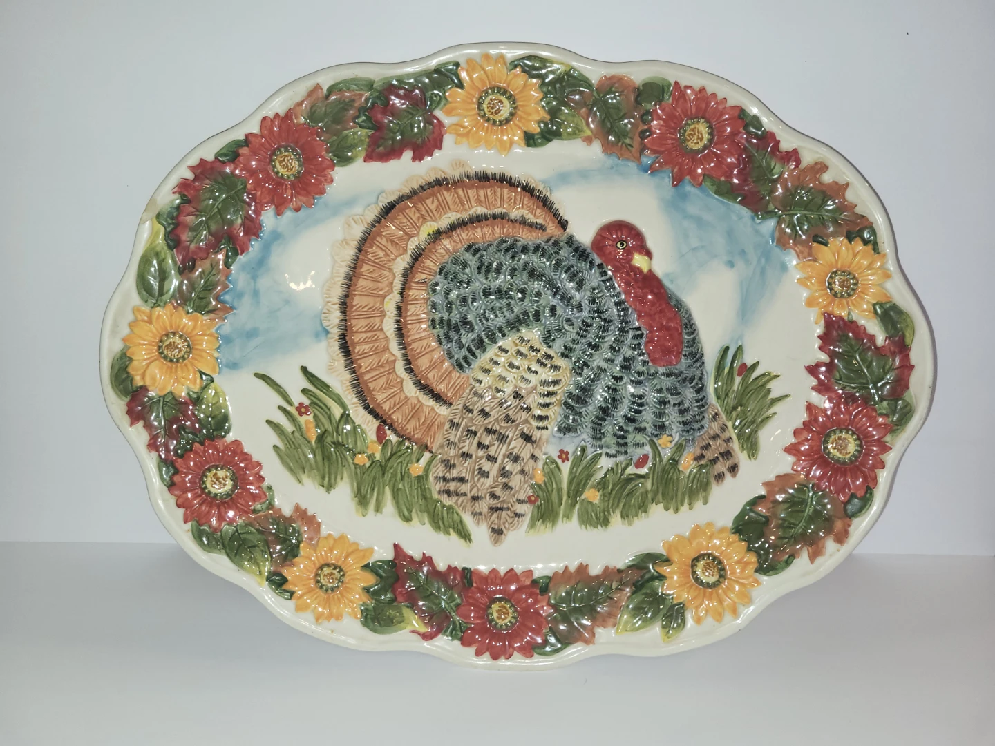 Oval aTurkey Platter 18.5: x 14" - photo 3