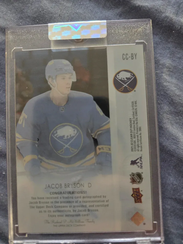 Jacob Bryson Autographed Trading Card image indicator(2)