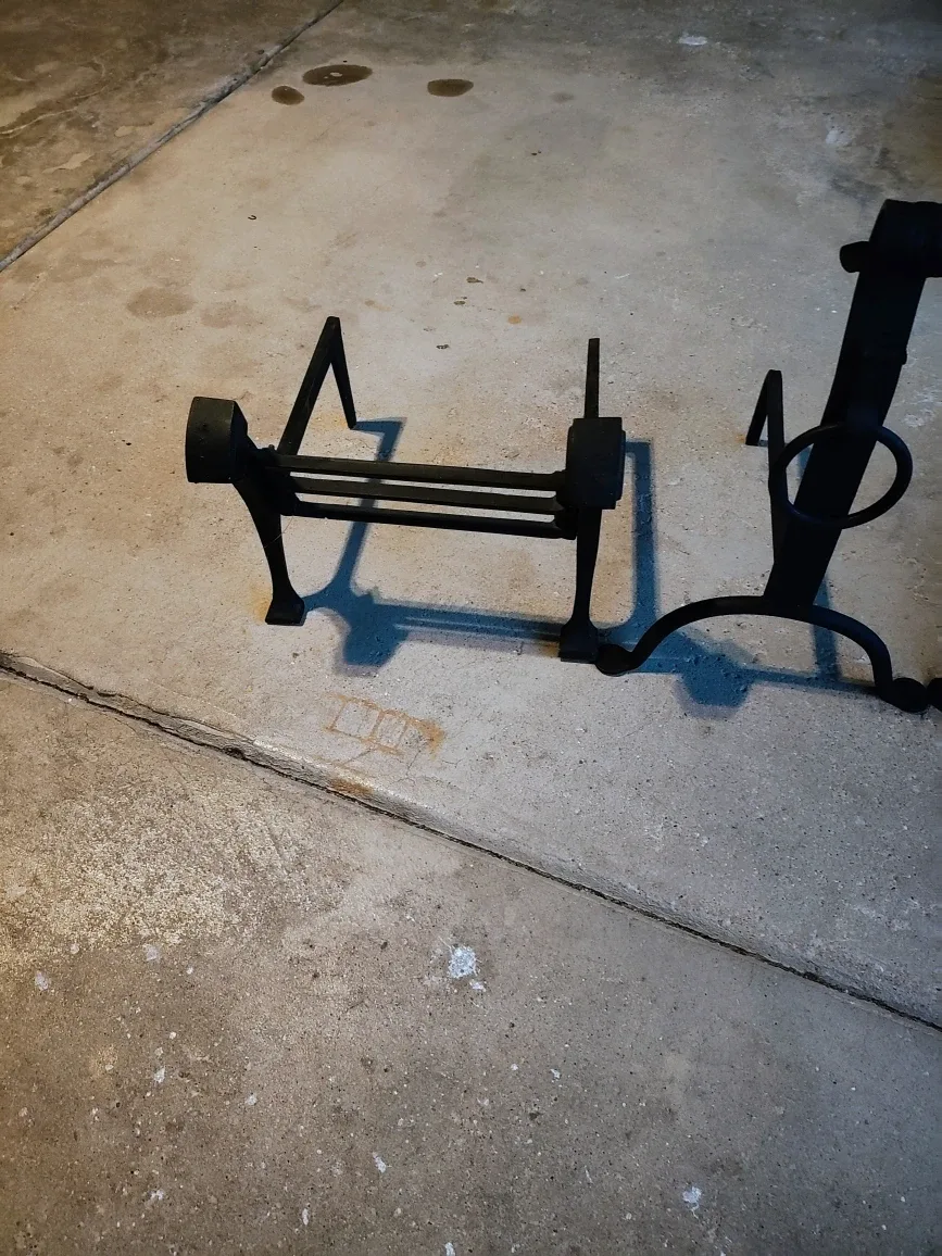 3 Andirons for fireplace image indicator(2)