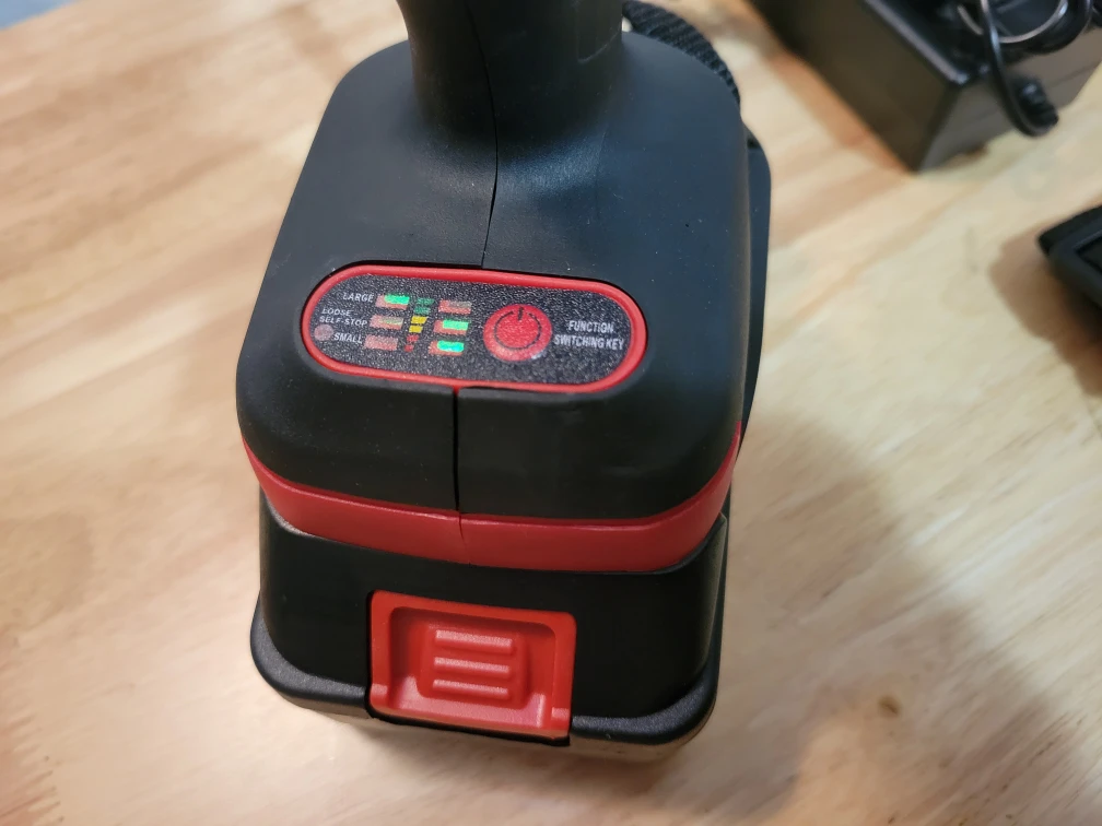 JSD-HOPE 21V Cordless Impact Wrench Drill Set w/ Case - photo 3