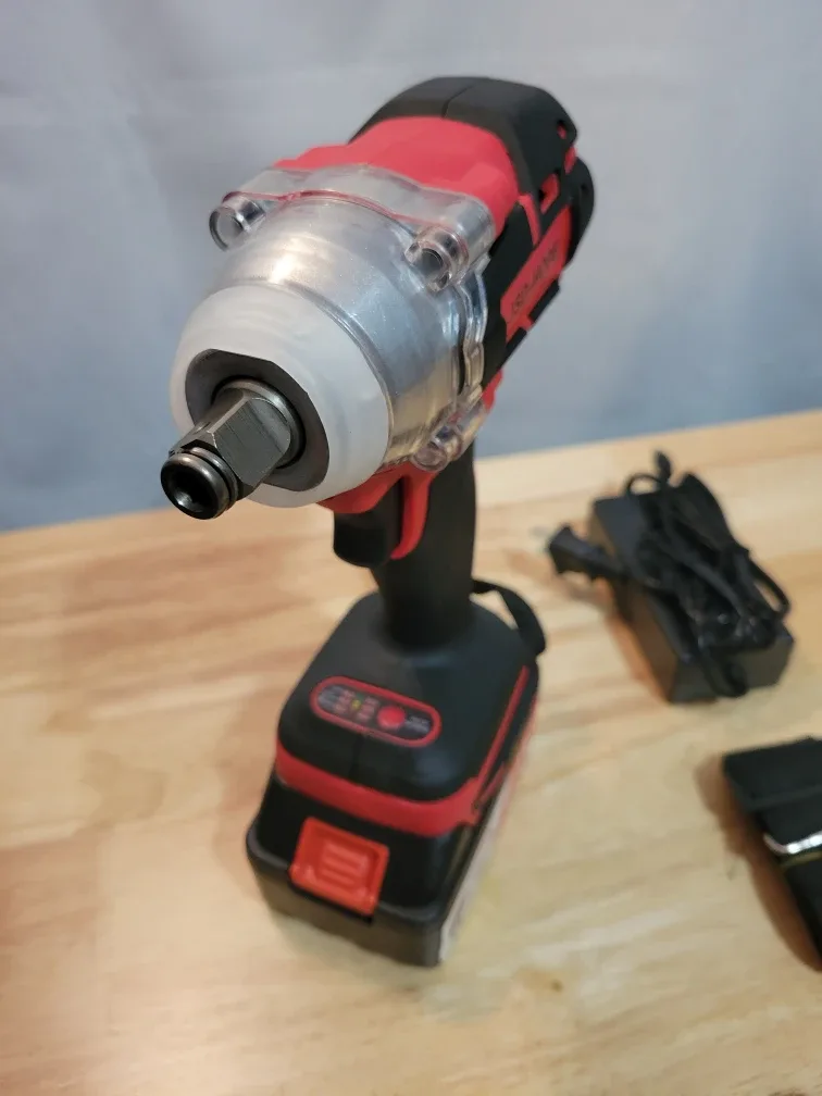 JSD-HOPE 21V Cordless Impact Wrench Drill Set w/ Case image indicator(4)