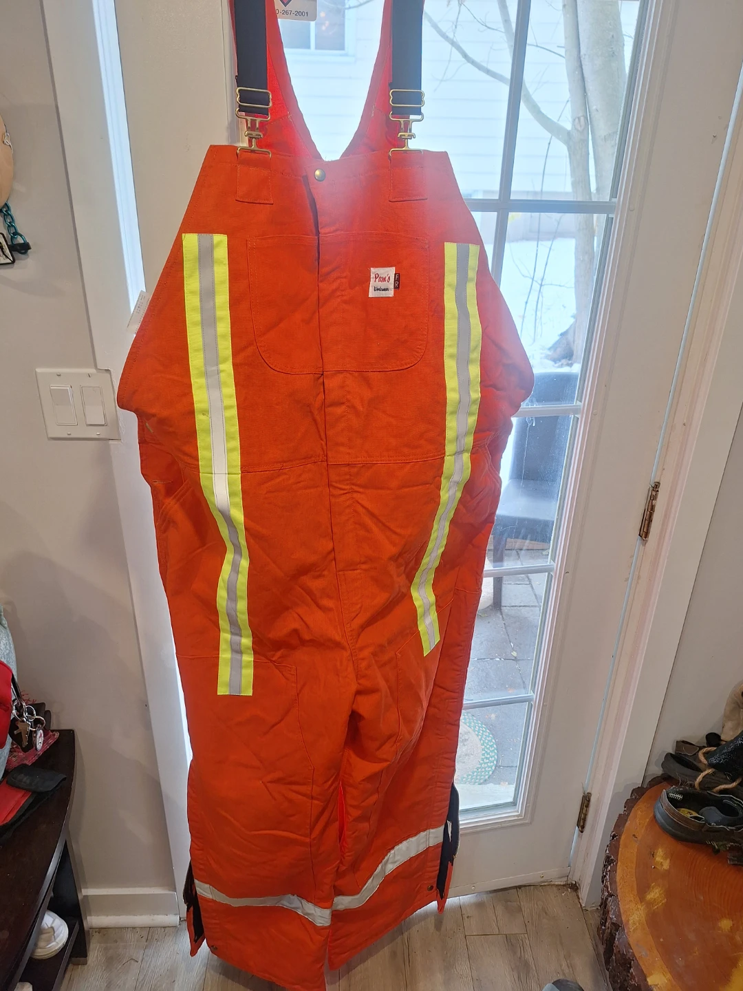 Pika 3 Hi-Vis Orange Insulated Bib Overalls FR