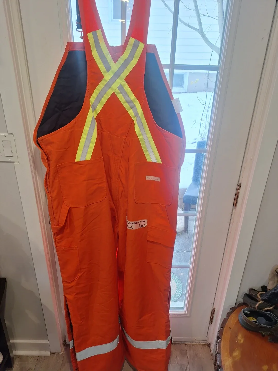 Pika 3 Hi-Vis Orange Insulated Bib Overalls FR image indicator(2)