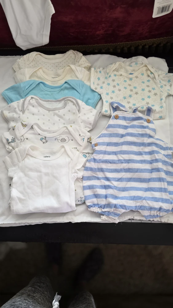 Carter's & Bon Bebe Baby Clothes Set (Newborn & Small)