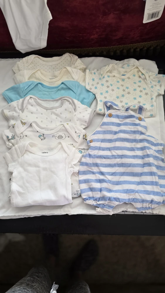 Carter's & Bon Bebe Baby Clothes Set (Newborn & Small) - photo 2