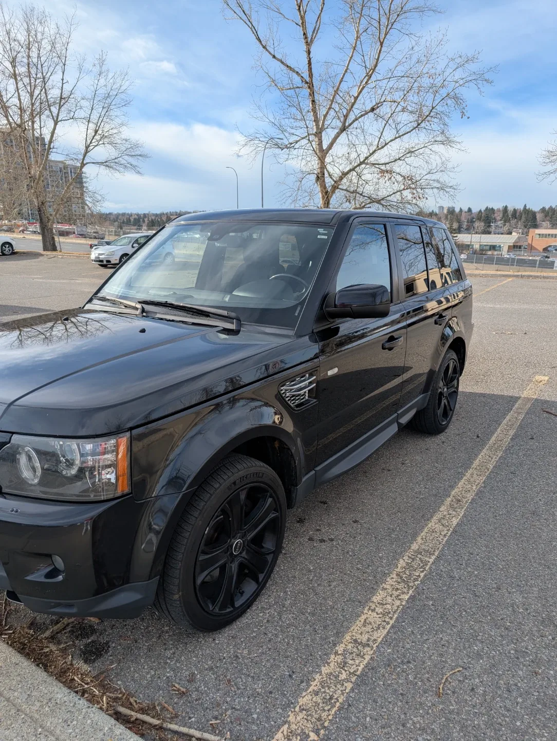 Black Range Rover Sport SUV image indicator(2)