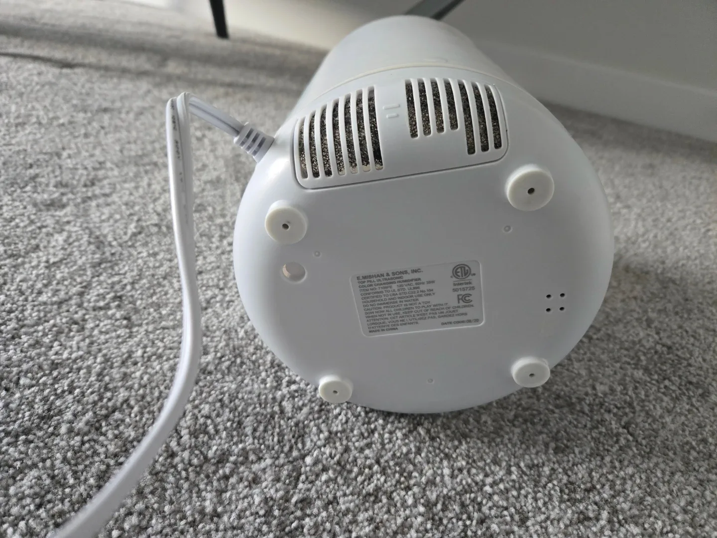 S.Mishaan & Sons Top Fill Colour Changing Humidifier image indicator(2)