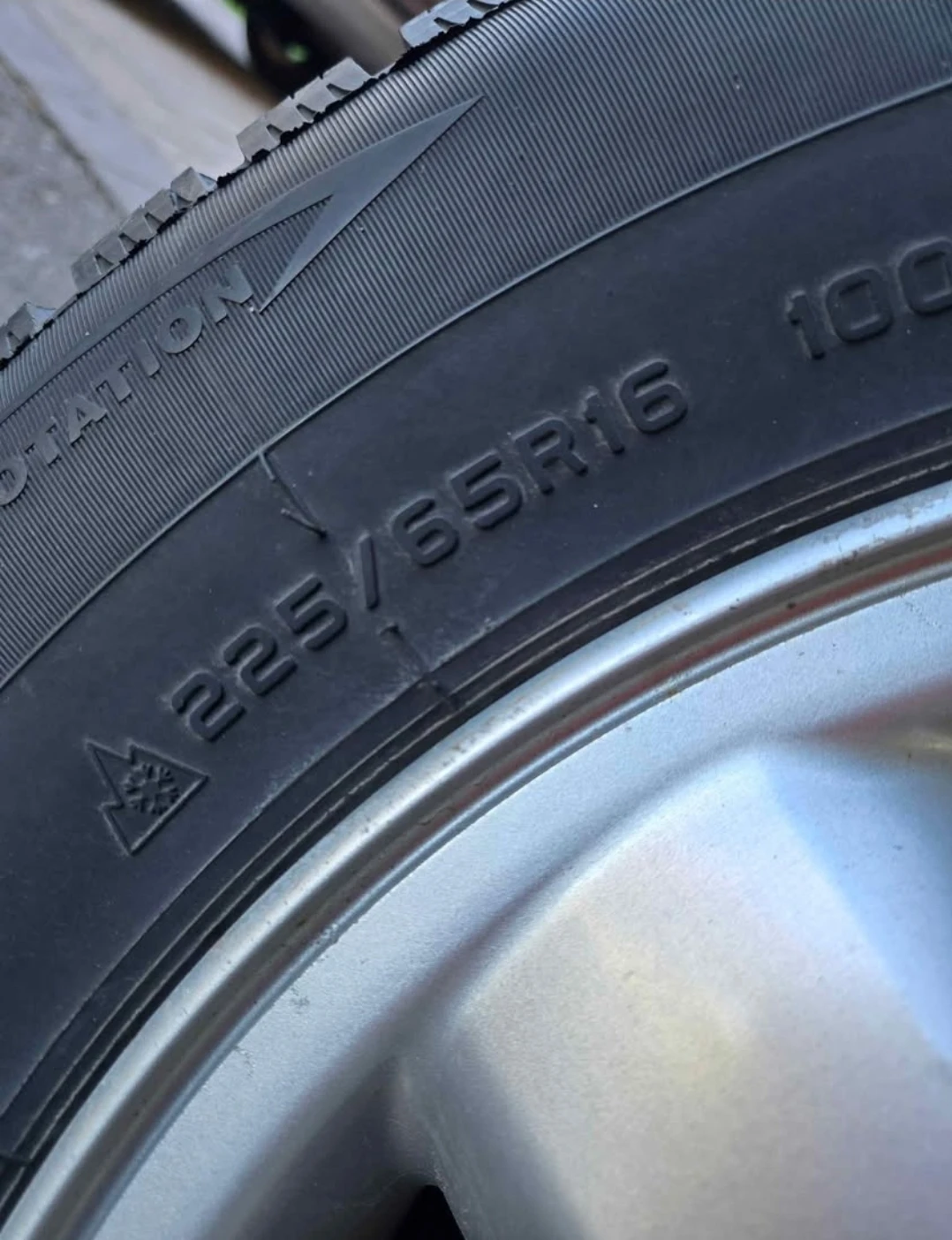 Ecovision W686 Winter Tires on RIMS 225/65R16 - photo 3