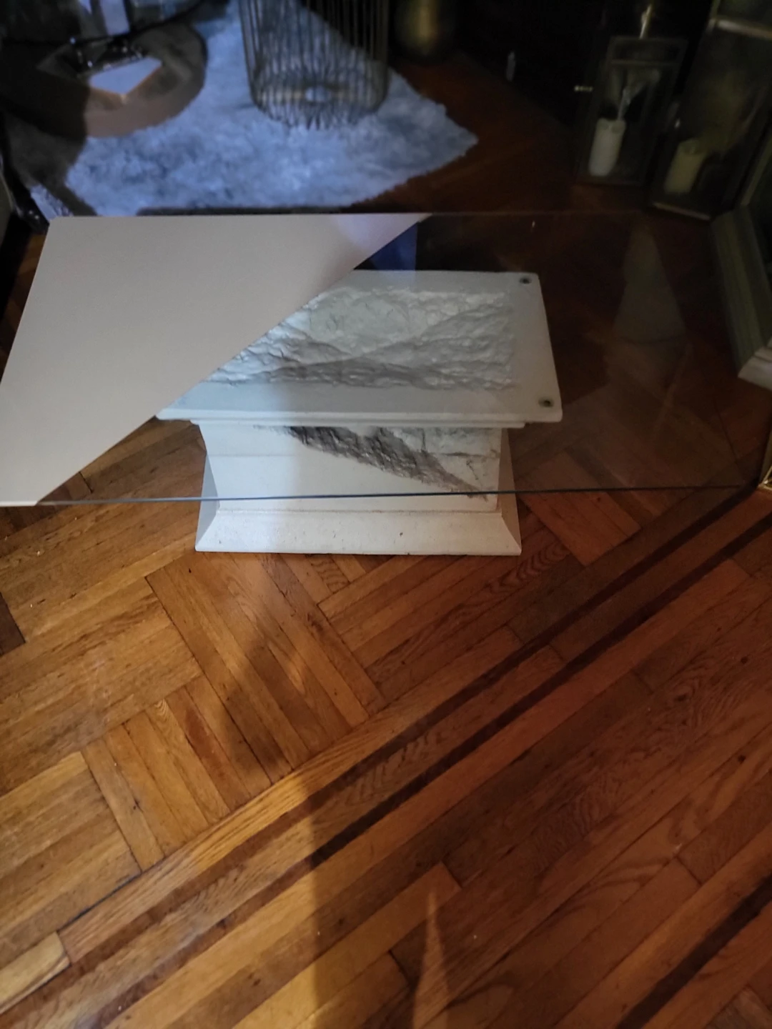 Glass Top Coffee Table - photo 3