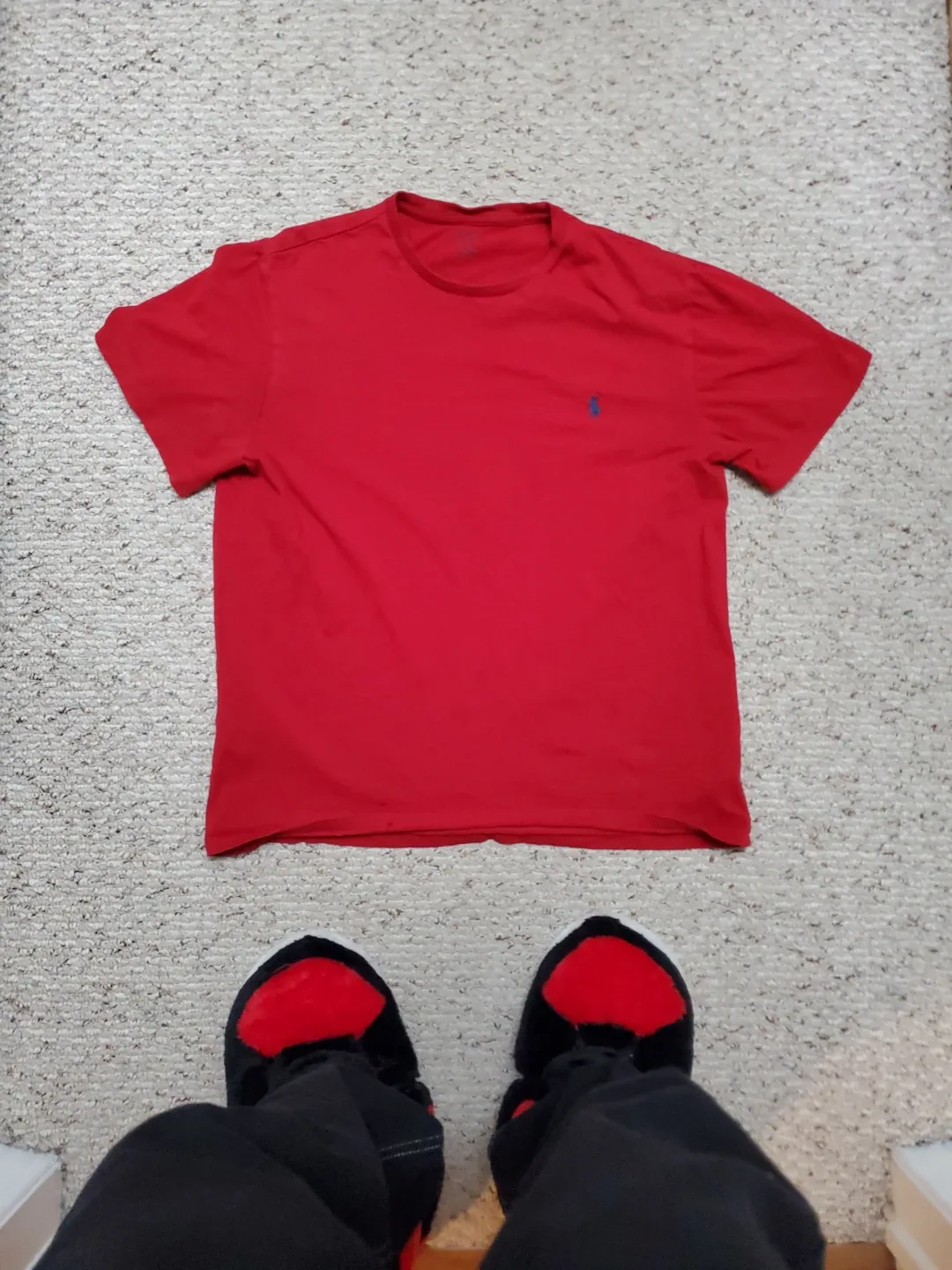 Polo Ralph Lauren Red T-Shirt - Size M