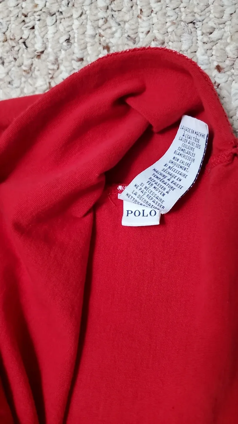 Polo Ralph Lauren Red T-Shirt - Size M image indicator(4)