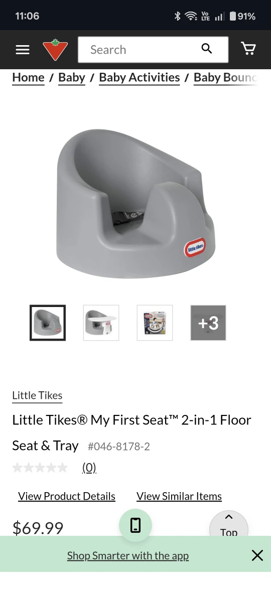 Little Tikes My First Seat 2-in-1 Floor Seat & Tray - photo 3