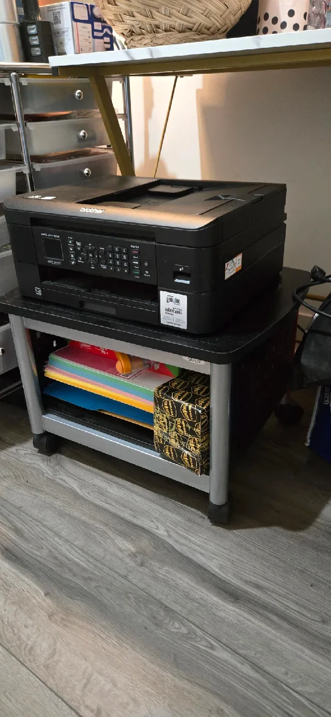 Under Desk Printer Stand on Wheels image indicator(2)