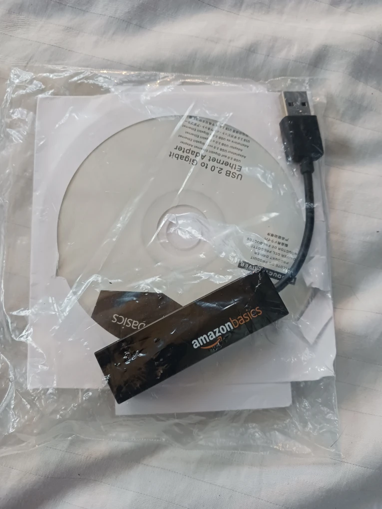 New AmazonBasics USB 2.0 to Gigabit Ethernet Adapter