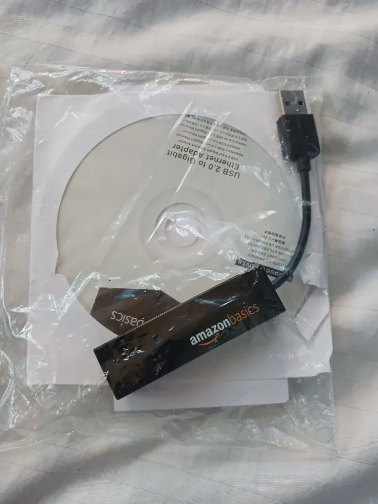 New AmazonBasics USB 2.0 to Gigabit Ethernet Adapter