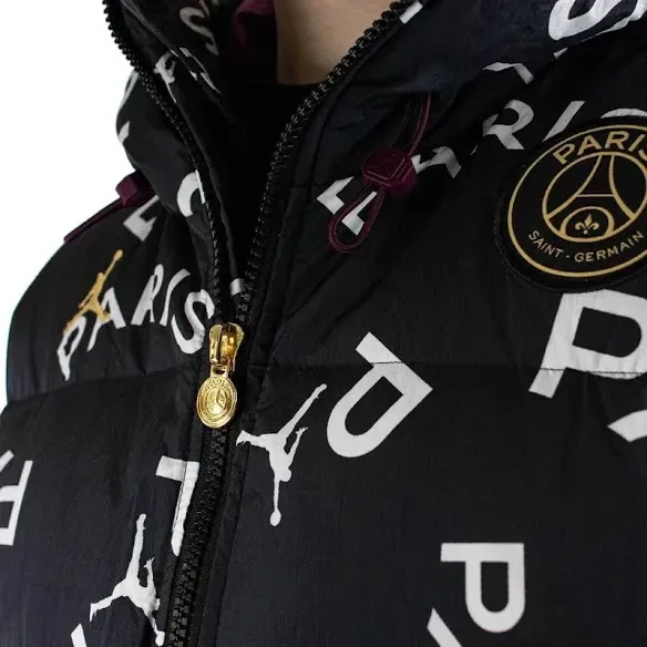 Nike Jordan x PSG Puffer Jacket Black image indicator(5)