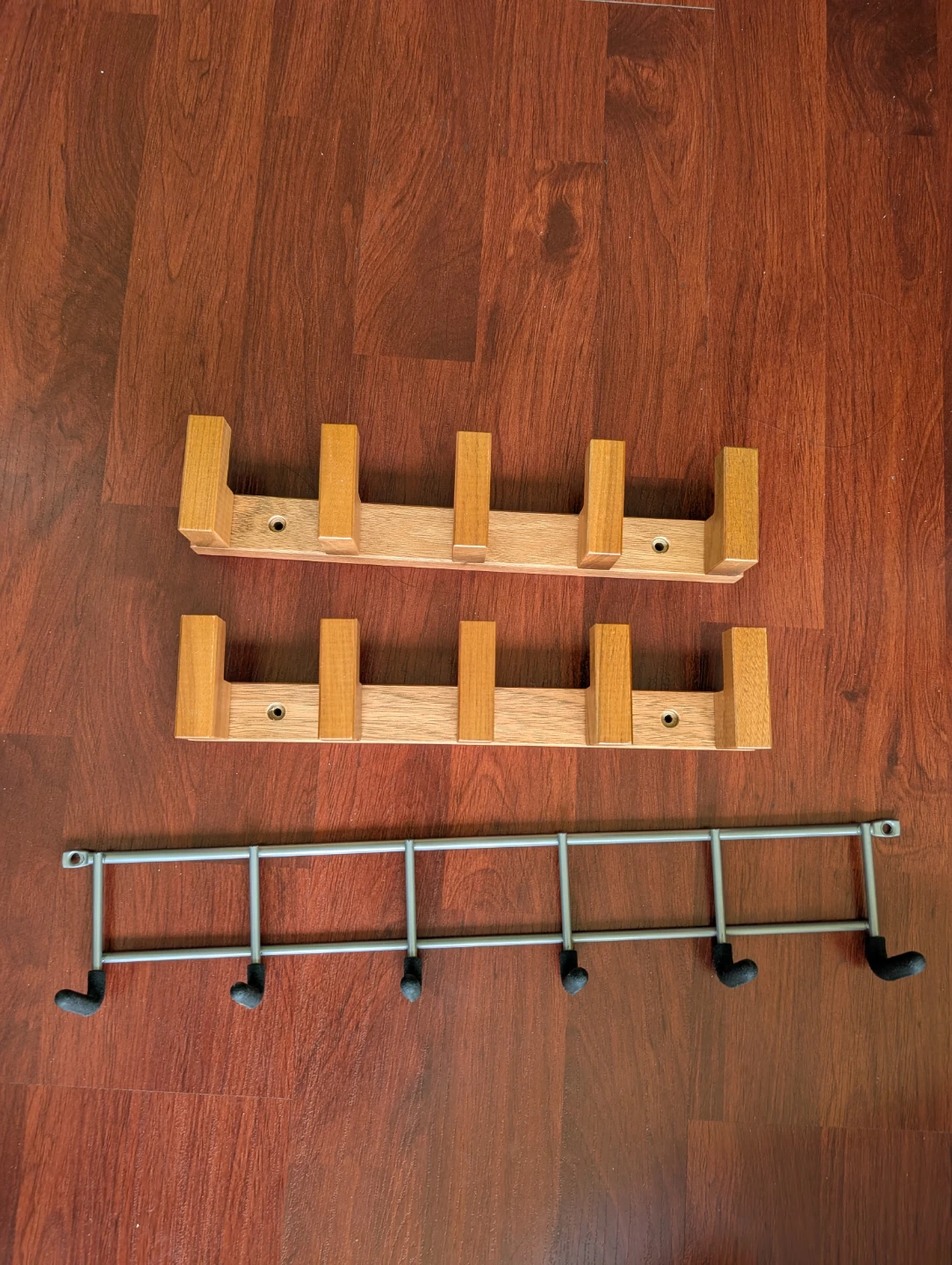 IKEA Molger Wooden & Metal Wall Mounted Hangers