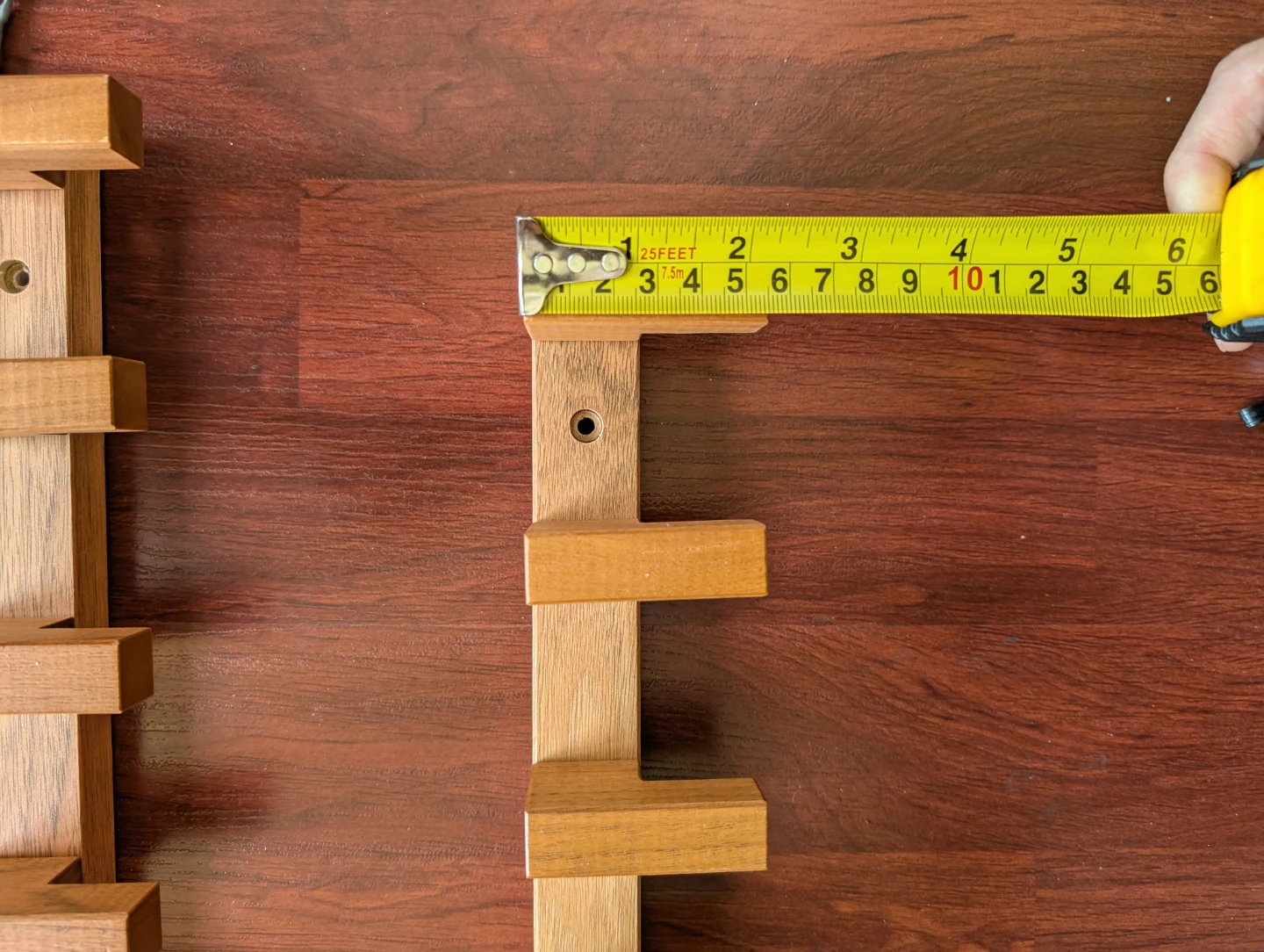 IKEA Molger Wooden & Metal Wall Mounted Hangers - photo 4