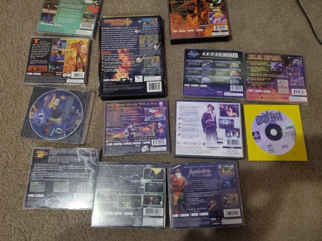 PlayStation 1 System plus Games Lot - Various Titles image indicator(4)