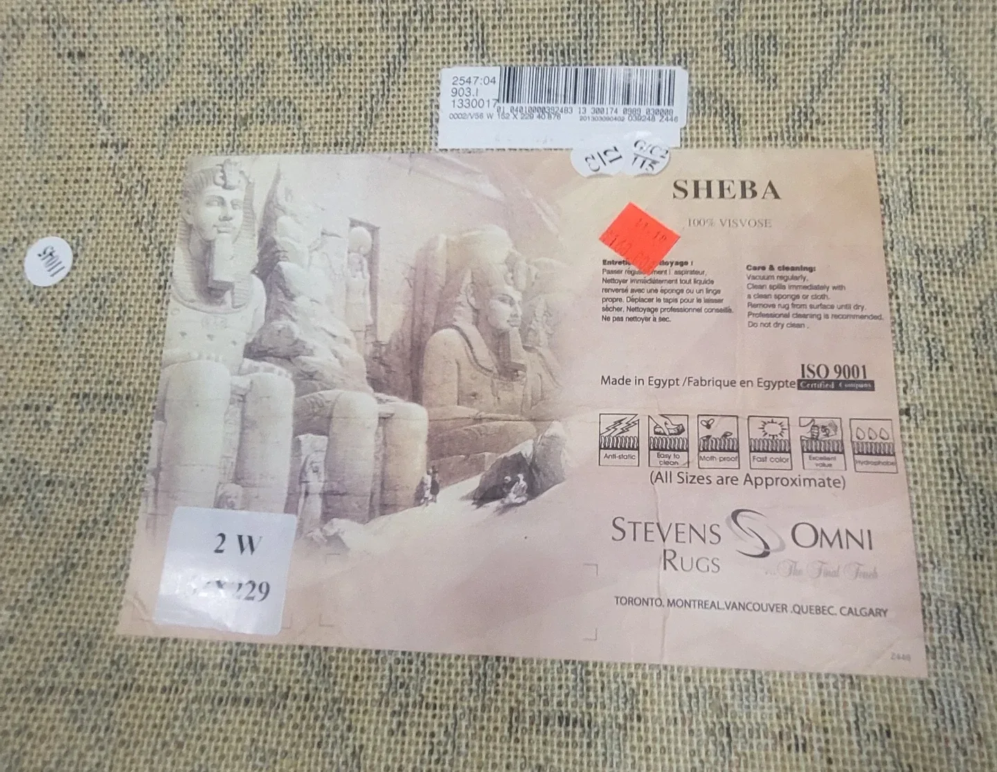 Sheba Stevens Omni Rug - 49x76 Viscose Rug image indicator(3)